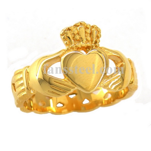 FSR06W00G Claddagh Friendship Ring - Click Image to Close